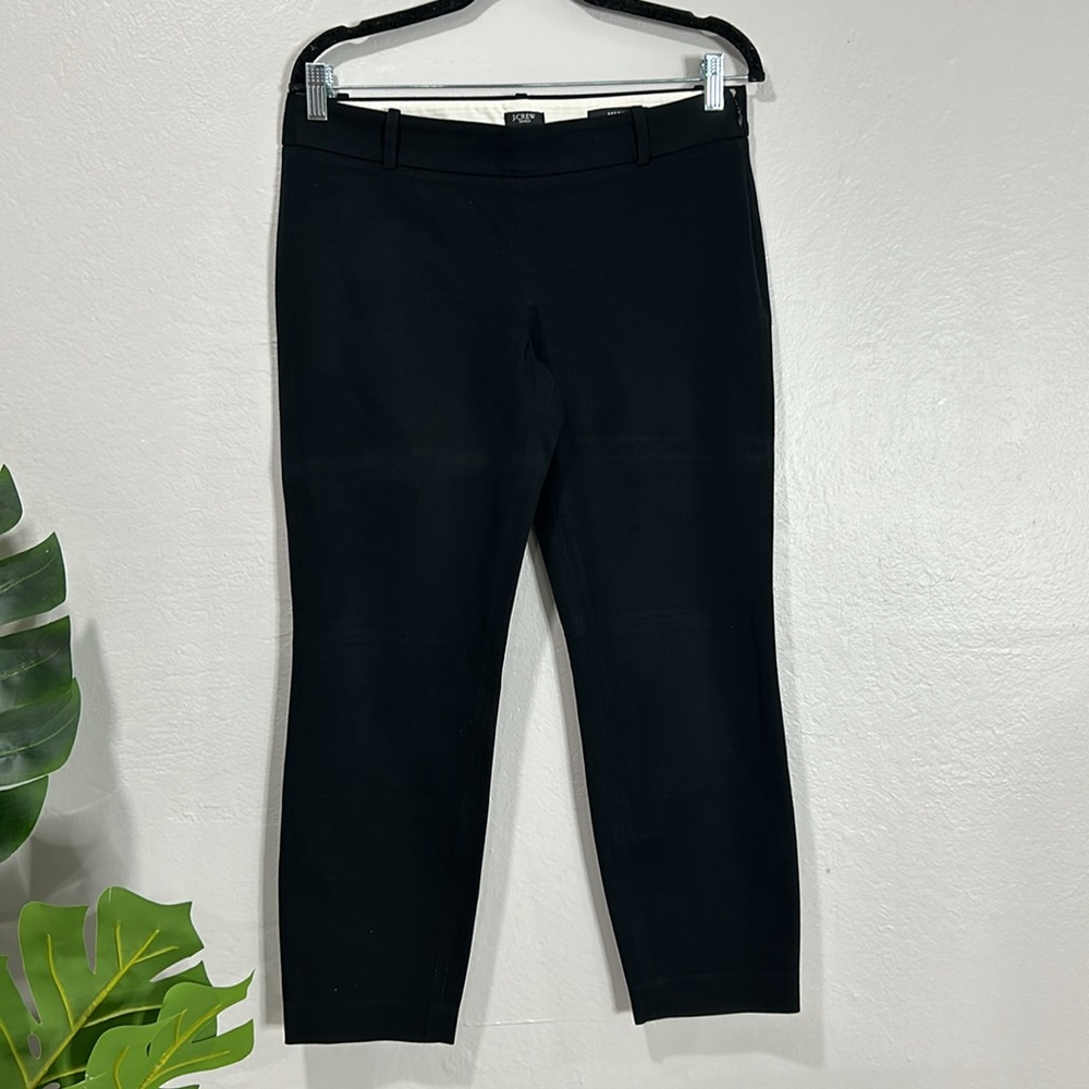 Jcrew Minnie Stretch Trouser Side Zip Pants